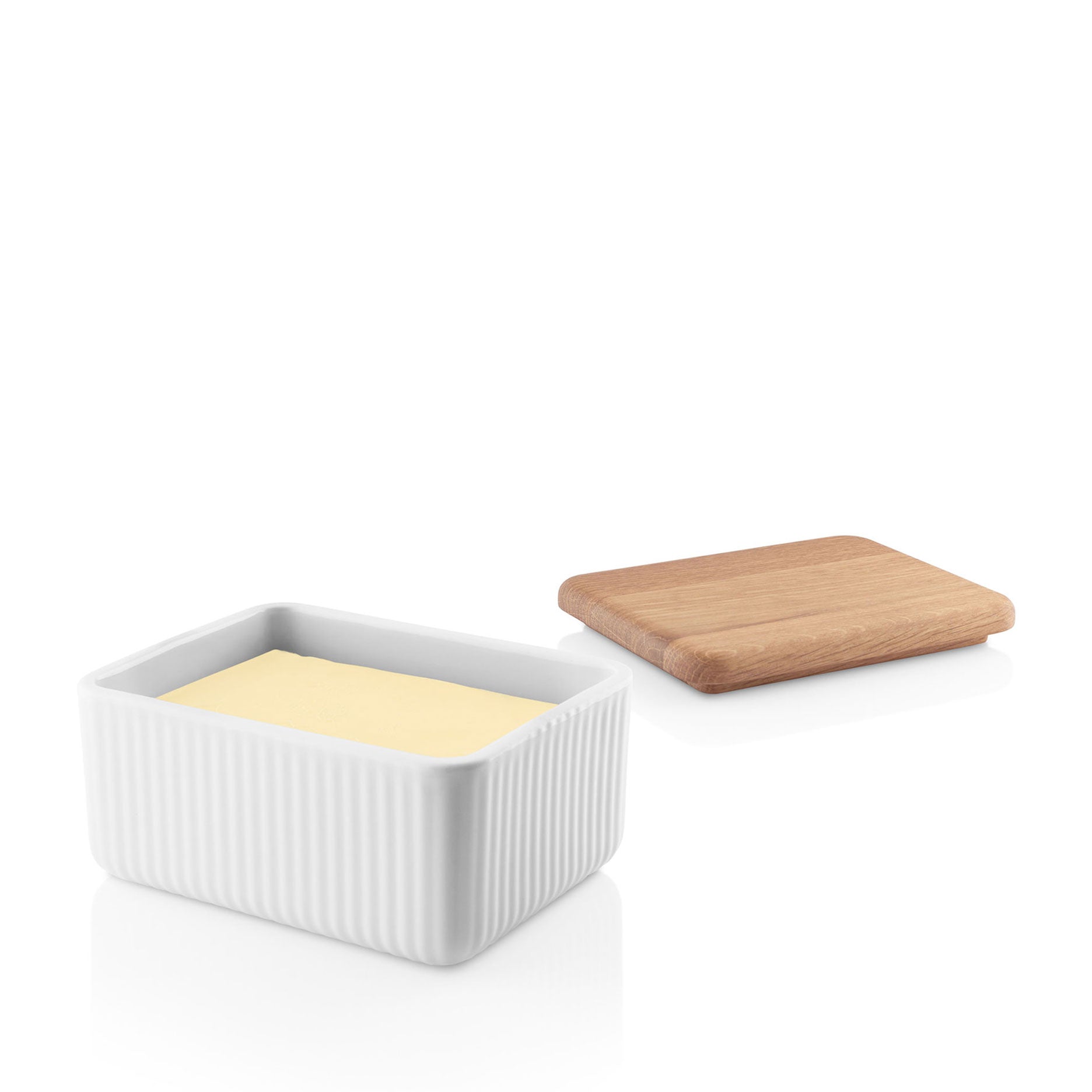 Legio Nova smørboks m/egetræslåg